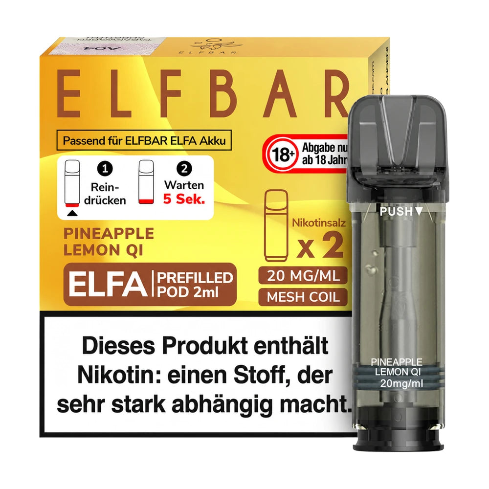 ELFA CP Prefilled Pod Pineapple Lemon 20mg/ml