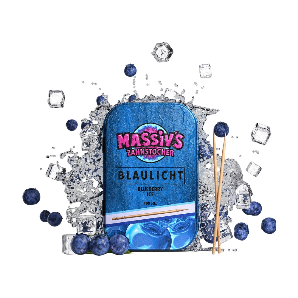 Massiv´s Zahnstocher - 100 Stk. Blaulicht