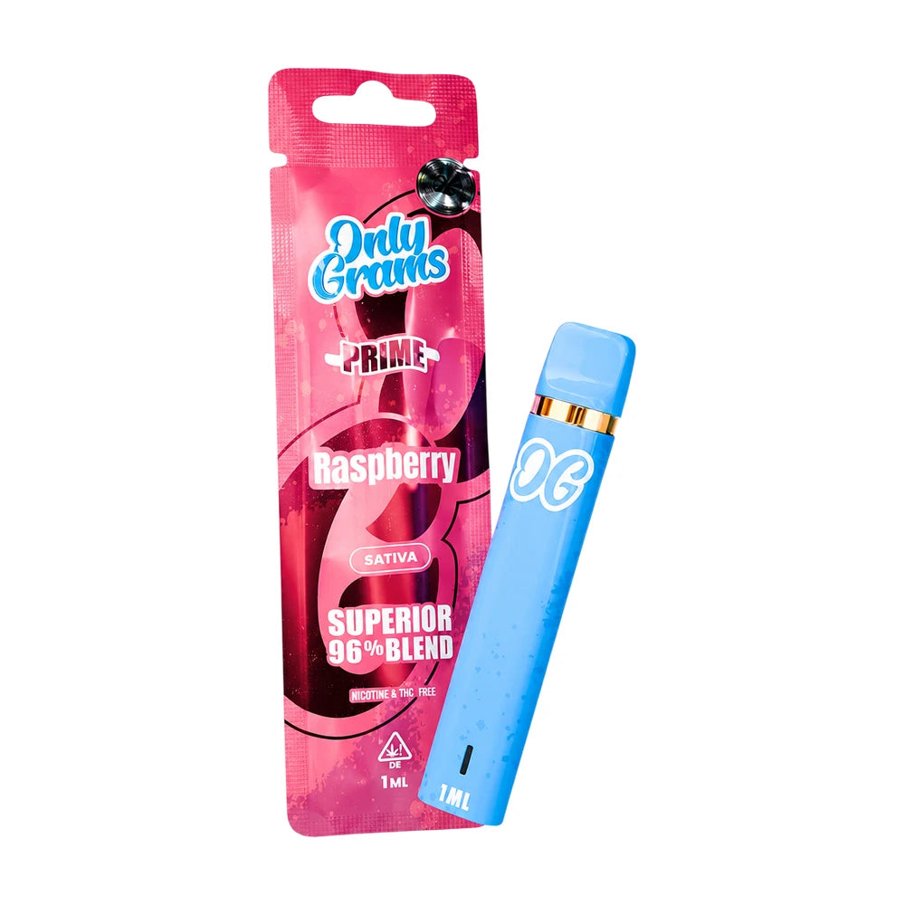 Only Grams Superior Vape Pen 96% - Raspberry