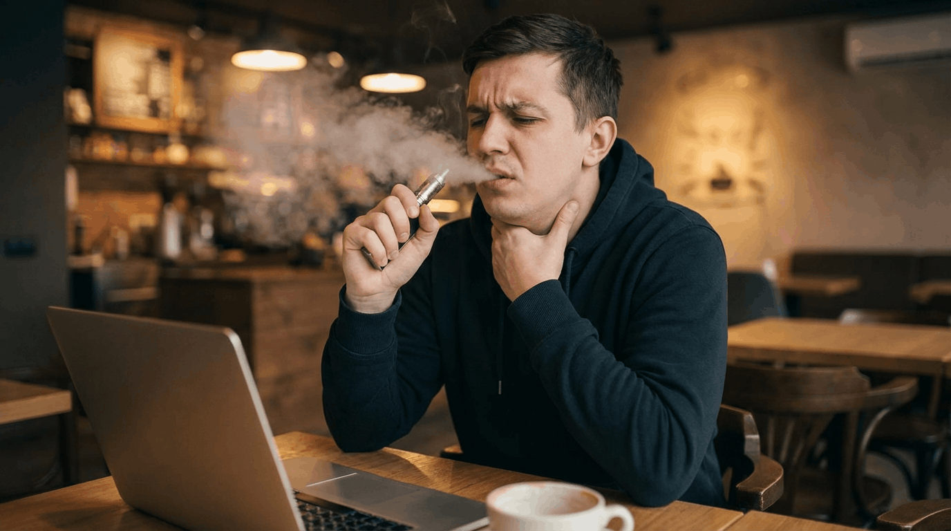 Vape chatouille la gorge Causes et conseils