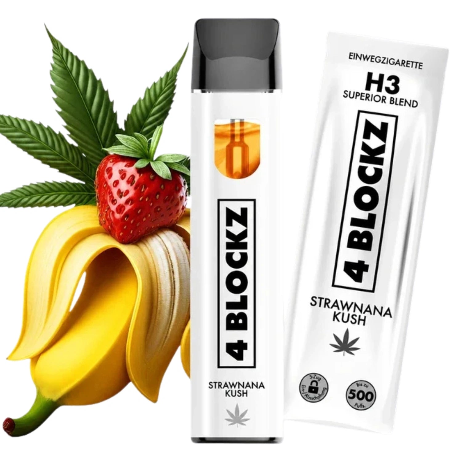 4 Blockz H3 Vaper Vaper - Strawnana Kush
