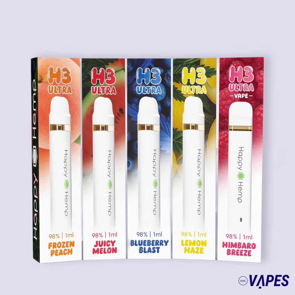 5 for 4 Happy Hemp H3 Ultra Vape Bundle HHC Vapes