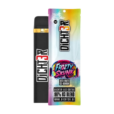 DICHT3R - 96% H3 Blend  Vape - Frozty Skunk (Tutti-Frutti Icebonbon)