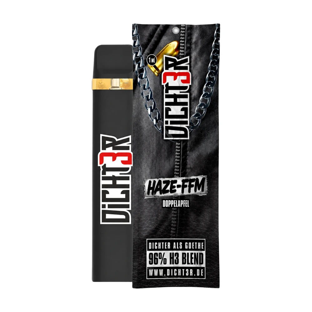DICHT3R - 96% H3 Blend  Vape - Haze-FFM (Doppelapfel)