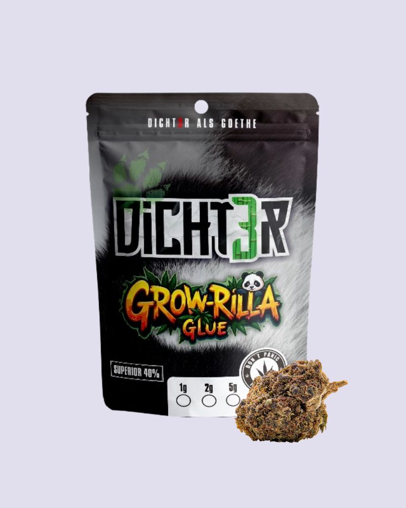 DICHT3R - 40% Superior květy - Grow-Rilla Glue HHC VAPES