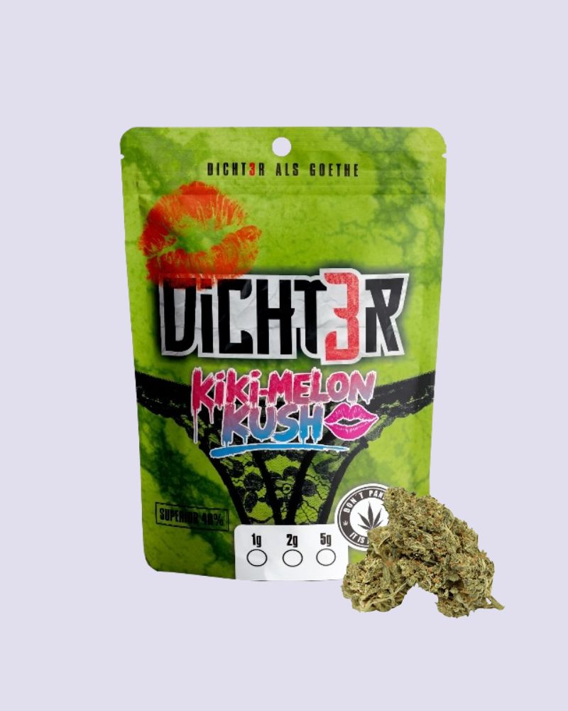Dicht3r - 40% Superior Kvety - Kiki-Melon Kush HHC Vapy