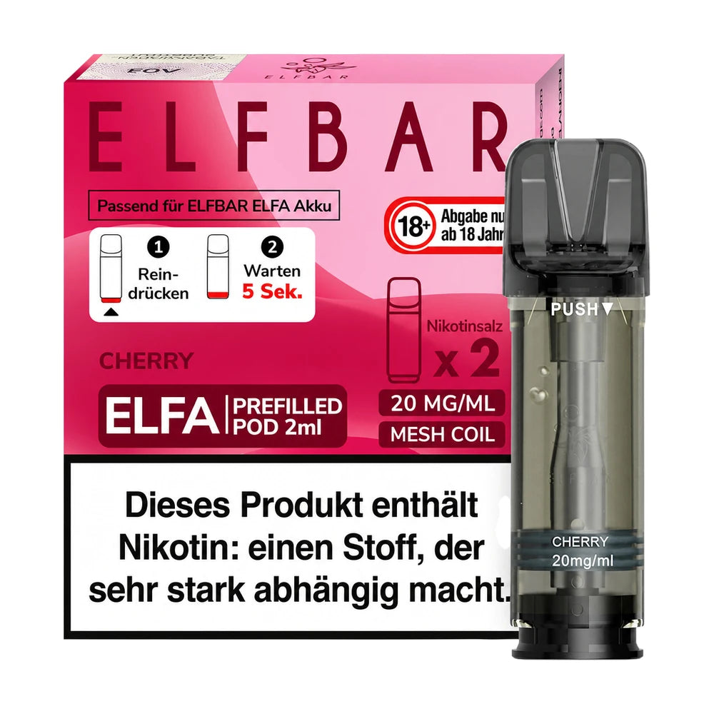 ELFA CP Prefilled Pod Cherry 20mg/ml