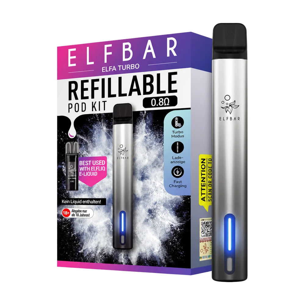 Elfa Turbo E-Zigaretten Set aurora-schwarz
