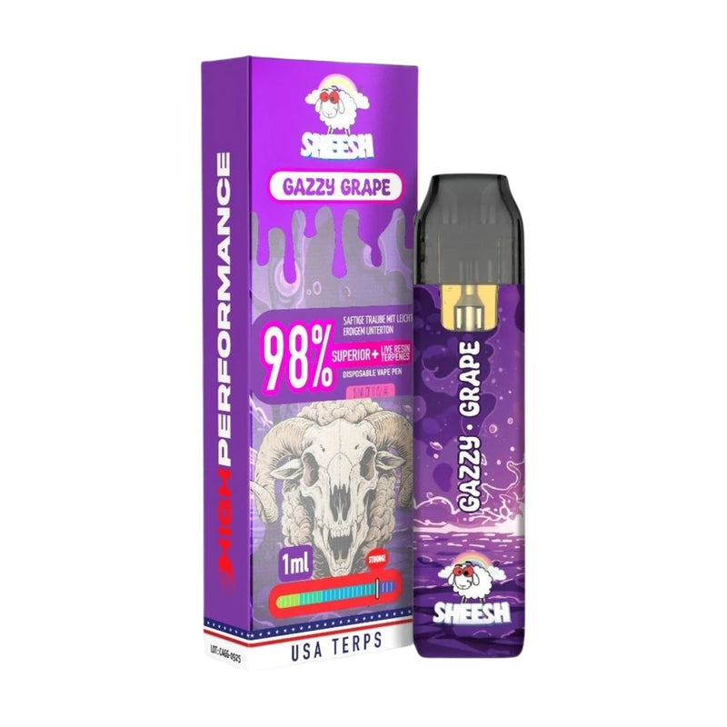 SHEESH Vape - Superior Line 1ml - Gazzy Grape - 98% Superior + Live Resin terpének