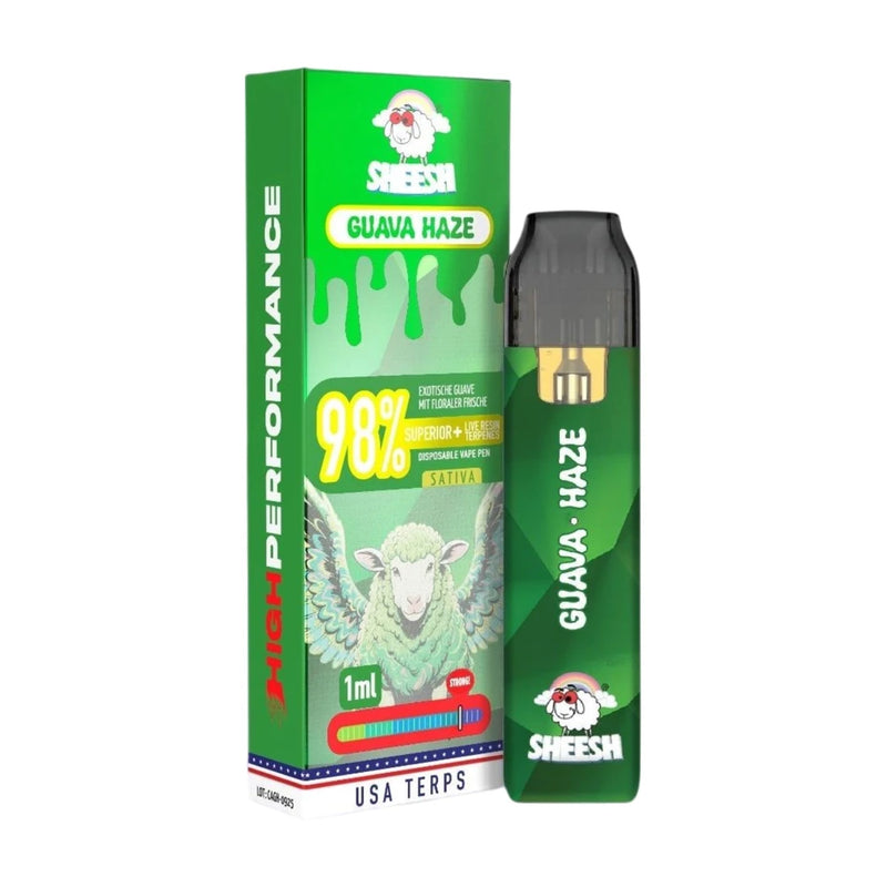 SHEESH Vape - Superior Line 1ml - Guava Haze - 98% Superior + Live Resin terpének