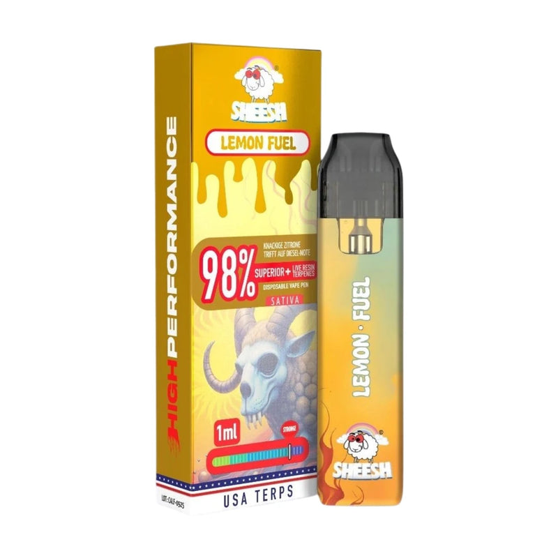 SHEESH Vape - Superior Line 1ml - Lemon Fuel - 98% Superior + Live Resin terpének