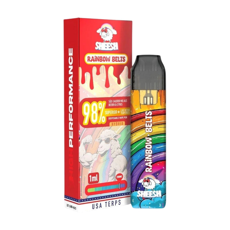 SHEESH Vape - Superior Line 1ml - Rainbow Belts - 98% Superior + Live Resin terpének