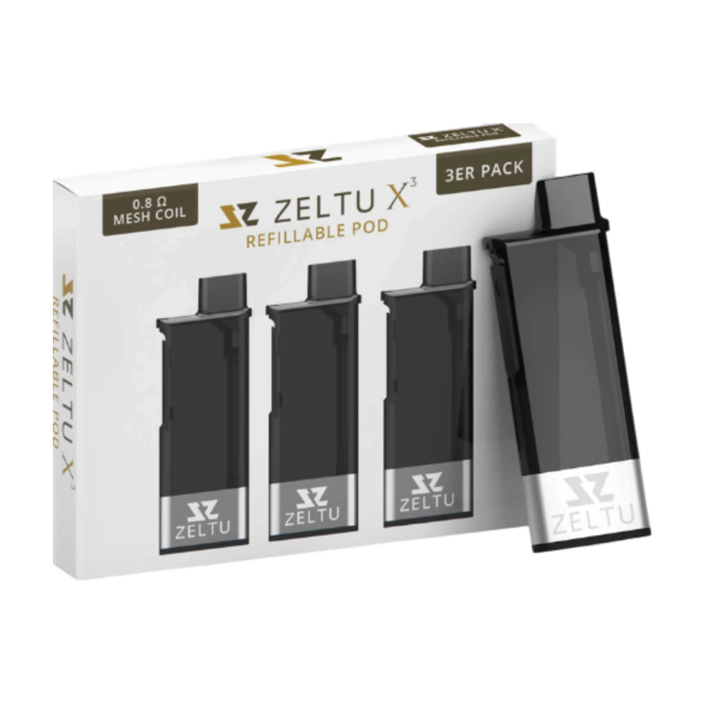 Zeltu X3 – Empty Pods 3 pcs. (0.8 Ohm)